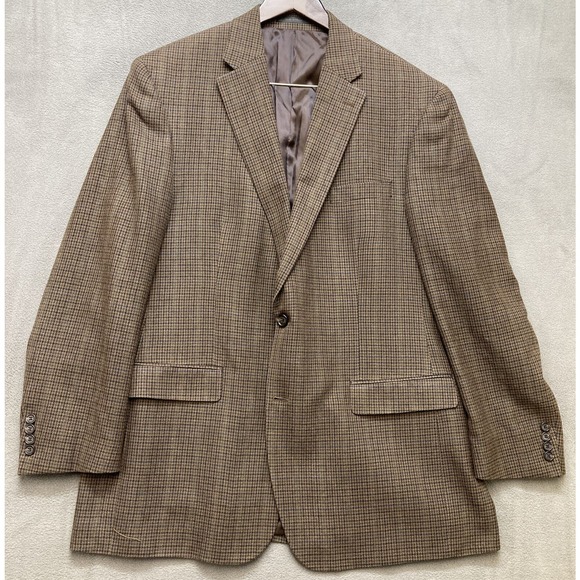 Mens Ralph Lauren Blazer Sport Coat Sport Jacket Wool 46L Men Button Coats Suits - Picture 1 of 15